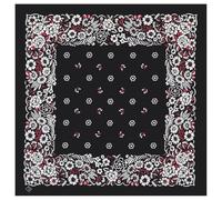 Flower Print Headwrap For Adult Unisex Street Dance Headscarf Hiphop Headcover Music Festival Headswear Sport Kerchief Sports Bandana
