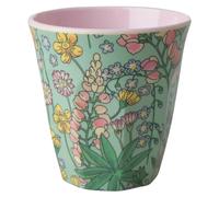 Rice Melamine Cup Lupin Print Medium