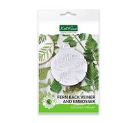 Flower Pro Fern Back Veiner/Embosser Silicone Mould for Cake Decorating & Craft by Katy Sue - Designed to Complement the Flower Pro Ferns Mould (for Purchase Separately)