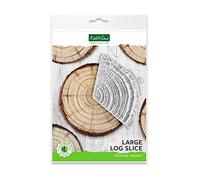 Flower Pro Large Log Slice Silicone Mould by Katy Sue Moulds. A Log or Wood Slice Mould 1/3 of a Circle for Fondant & Clay