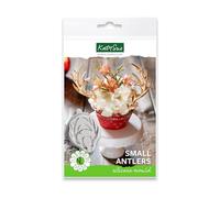Flower Pro Small Antlers Silicone Mould for Cake Decorating & Crafts - Makes 2 Antlers - 74mm x 31mm x 6mm - in Collaboration with Chef Nichlas Lodge.