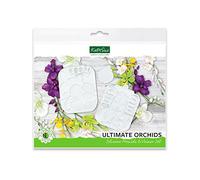 Flower Pro Ultimate Orchids Silicone Moulds & Veiner Set by Katy Sue. 2 Moulds & 1 Veiner. Make 5 Orchids: Dendrobium, Vanda, Oncidium (Dancing Ladies/Butterfly), Cymbidium (Boat), Phalaenopsis (Moth)