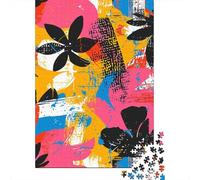 Flower Puzzles for Adults,尺寸 Piece Jigsaw Puzzles for Adults, 材质 Puzzle Fun Decompressing Game 300pcs (40x28cm)