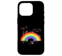 Flower Rainbow large arty rainbow June pride months parade Case for iPhone 16 Pro