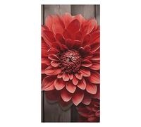 Flower Red Dahlia Beach Towels Extra Large, Quick Dry Absorbent Multipurpose, Oversized Beach Towel, Sand Free Foldable Lightweight, Travel Towel, For Beach Pool Camping Travel Vacation, 63x31.5 in