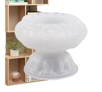 Flower Resin Mold, Candle Holder Mold - Shape Epoxy Casting Silicone Molds | Easy to Demold Reusable Thick Mold from Candle Holders for Plaster, Art