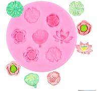 Flower Resin Molds,8.3x8.3cm Leaf Fondant Mould Seed Silicone Molds Cake Decorating Tools Chocolate Candy Resin Clay Moulds