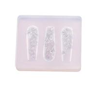 Flower Resin Nails Art Decorations Mold Silicone Nails Carving Mold Diys Nails Art Tool Phototherapy Glues Filling Mold