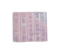 Flower Resin Nails Art Decorations Mold Silicone Nails Carving Mold Diys Nails Art Tool Phototherapy Glues Filling Mold