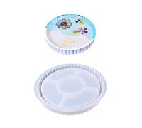 Flower Resin Tray Sturdy Silicone Easy Release Dishes for Crafting Jewelry Holders and Decorative Plates Accessory Tool