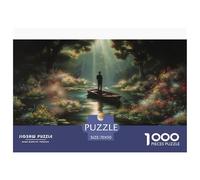 Flower River Puzzle 1000 Piezas 70x50cm/1000pcs, Divine Light - Antistrés Creativo, Educativo Y Decoración Hogareña, Regalo Para Adultos
