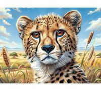 Flower Sea Leopard 1000 Piece Count Premium Jigsaw Puzzle Magical Cosmic Creatures For Adults Teens 14+ Concentration Training Indoor Game Family Game Night 1000 PCS/75x50cm