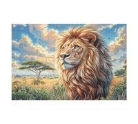 Flower Sea Lion 1000 Pc DIY Jigsaw Puzzle Animal Pet Wildlife Puzzles for Adults Teens Hard Challenging Team Building Stress Reducing Autumn Rigid Cardboard 1000 PCS