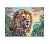 Flower Sea Lion 500 Pc Classic Jigsaw Puzzle Puzzle for Adults Hard Challenging Hobby Home Decor Poster Eco Friendly Material 500 PCS/52×38cm