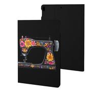 Flower Seamstress Sewing Machine Tablet Case Compatible with ipad Pro/ipad Air3(10.5in) Protective Case Cover Tablet Stand Cover