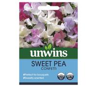 Flower Seeds Sweet Pea 'Confetti' Flowers Pastel Colours