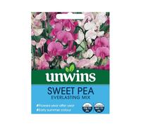 Flower Seeds Sweet Pea Everlasting Mix Pink Mauve White Climbing Plant