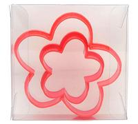 Flower Set of 2 Cookie Cutter, Biscuit, Pastry, Fondant Clay Cutter