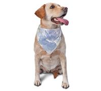 Flower Shadow Wash Pet Bandana-Triangle Scarf for Cats Dogs Adjustable