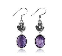 Flower Shape 8x10mm Oval Natural Drop For Women Earrings Jewelry Gifts