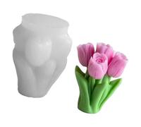 Flower Shape Candle Silicone Molds for Resin Crafting Home Decors