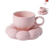 Flower Shape Coffee Mug | Flower Water Cup,Sunflower Design Tea, Hot Chocolate, Milk Coffee Cup for Family Gathering