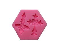 Flower Shape Cross Cake Molds Cross Fondant Chocolate Mold Silicone Soap Mold for Decorating Cakes, Chocolate, Candy..