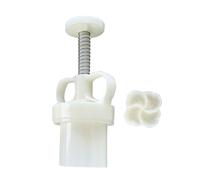 Flower Shape Dessert Press Molds Cookie Stamp Chinese MidAutumn Dessert Maker Decorating Tool for Making Cookie Flower Moon Cake Molds for Baking Hand Press Easy to Cleans