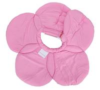 Flower Shape Dog Protective Collar Adjustable Pet Soft Wound Recovery Neck CollarBlue L (M)