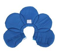 Flower Shape Dog Protective Collar Adjustable Pet Soft Wound Recovery Neck CollarBlue L (M)