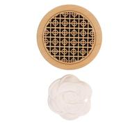 Flower Shape Plaster Diffuser Stone in Wooden Box Aromatherapy