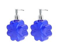 Flower Shape Pump Bottle for Hand Soap and Lotion Refills | Acrylic and Zinc Alloy Build, Refillable Press Design, for Homestay and Hotel Bathroom Use Random Color