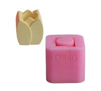 Flower Shape Silicone Holder Molds Leaf Shape Silicone Candlestick Molds for Epoxy Resin Holder Decoration Clay Craft Mold