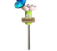 Flower Shaped Bee Watering Station, Colorful Resin Flowers Bee Cup for Garden, Flower Shaped Bees Watering Station for Garden, Novelty Flowers Bees Water Drinking Cups, for Yard Decor