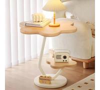 Flower-Shaped Coffee Table, Three-Tier Design, Small Side Table for Living Room, Stable Structure with Wider Base, Stylish and Functional Furniture Piece