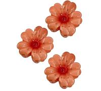 Flower Shaped Hair Clip - 3 Pieces Hair Styling Accessories Hawaiian Flower Shaped Hair Clips - For Summer Travel To The Beach And