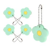 Flower Shaped Key Turner Aid 5pcs PVC Key Covers for Grip