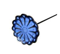 Flower-Shaped Pollinator Waterer Ceramic Garden Stake, A