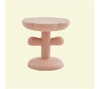 Flower-Shaped Side Table - Cute Plastic Bedside Coffee Table for Living Room, Balcony, and Patio Home Furnishing