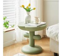 Flower-Shaped Side Table - Cute Plastic Bedside Coffee Table for Living Room, Balcony, and Patio Home Furnishing