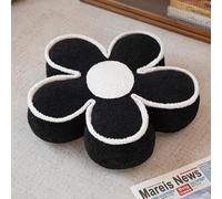 Flower Shaped Throw Pillow, Soft Cute Flower Butt Cushion, Plush Floor Pillow Cushion, Fluffy Squishy Cuddly Toy for Stress Relief, Relaxation, Home Decor & Gifts for Kids Adults (Style 1,50cm)