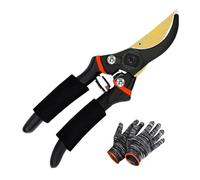 Flower Shears Loppers - 8.46 Inch Bypass Secateurs for Fresh Branches | 21.5 cm Ergonomic Versatile | Non-Stick Coating | Flower Scissors Hand Scissors for and Leaf Cutting