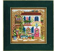 Flower Shoppe Beaded Counted Cross Stitch Kit Mill Hill 2011 Buttons Beads Spring MH141103