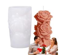 Flower Silicone Mold, Plaster Candle Tool, Flower Shaped Soap Making Wax Moulds Reusable Craft Supplies for Homemade Projects Holiday Party Maintenance Gear Interior Organization Kit Hobby Guard