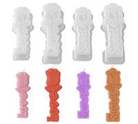 Flower Silicone Mould Spring, 3D Candles Silicone Moulds Casting Moulds Spring, Candle Moulds Silicone Roses Tulips with Letters, Candle Moulds Silicone, Candle Moulds for Casting, Candle Casting