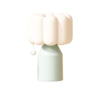 Flower Silicone Night Light, Dimmable LED Bedside Lamp with Timer & Touch Control, 3 Brightness Levels, Rechargeable Kids Nightlight for Bedroom for Children (Green)