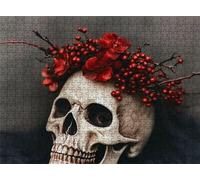 Flower Skeleton Puzzle - 5000 Piece Jigsaw Puzzles for Adults - The Back Features Printed Letter Guides - The Pieces fit Together Snugly - Wooden Puzzles for Adults - Gifts Man 61.6 X 41.5 In s7h-327