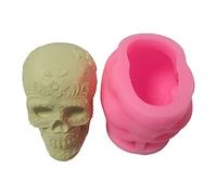 Flower Skull Candle Shape European and American Classic Character Scented Candle Material Mold Home Decor