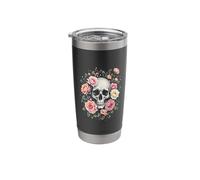 Flower Skull Stainless Steel Insulated Tumbler