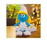 (Flower) Smurfs The Movie Same Doll Plush Toy Pillow Cartoon Childrens Birthday Gift